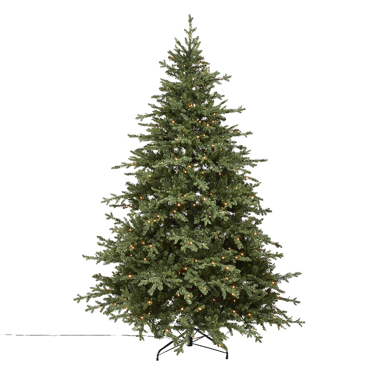 Brad artificial de Craciun Thetford, 228 cm, verde