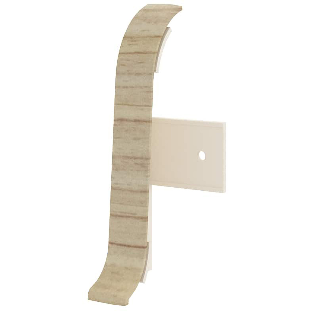 Terminatii stanga - dreapta VILO Flex 504, PVC, 5.5 cm, 2 bucati, bej