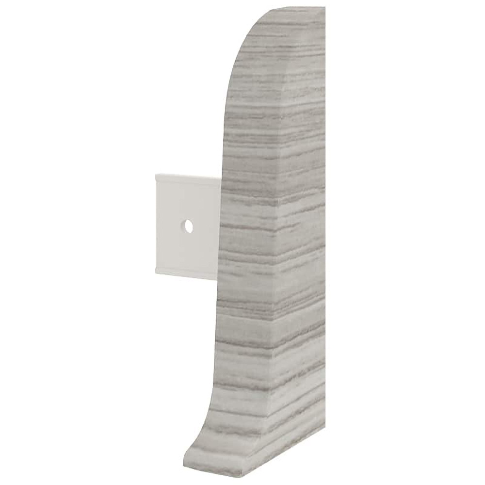 Terminatie VILO Flex 5102, PVC, 5.5 cm, 2 bucati, gri