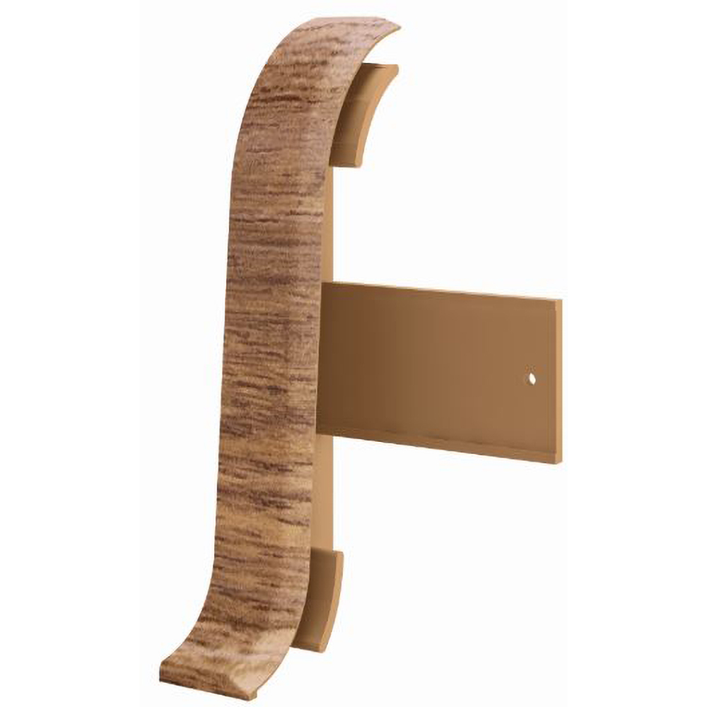 Terminatii stanga - dreapta VILO Flex 537, PVC, 5.5 cm, 2 bucati, stejar