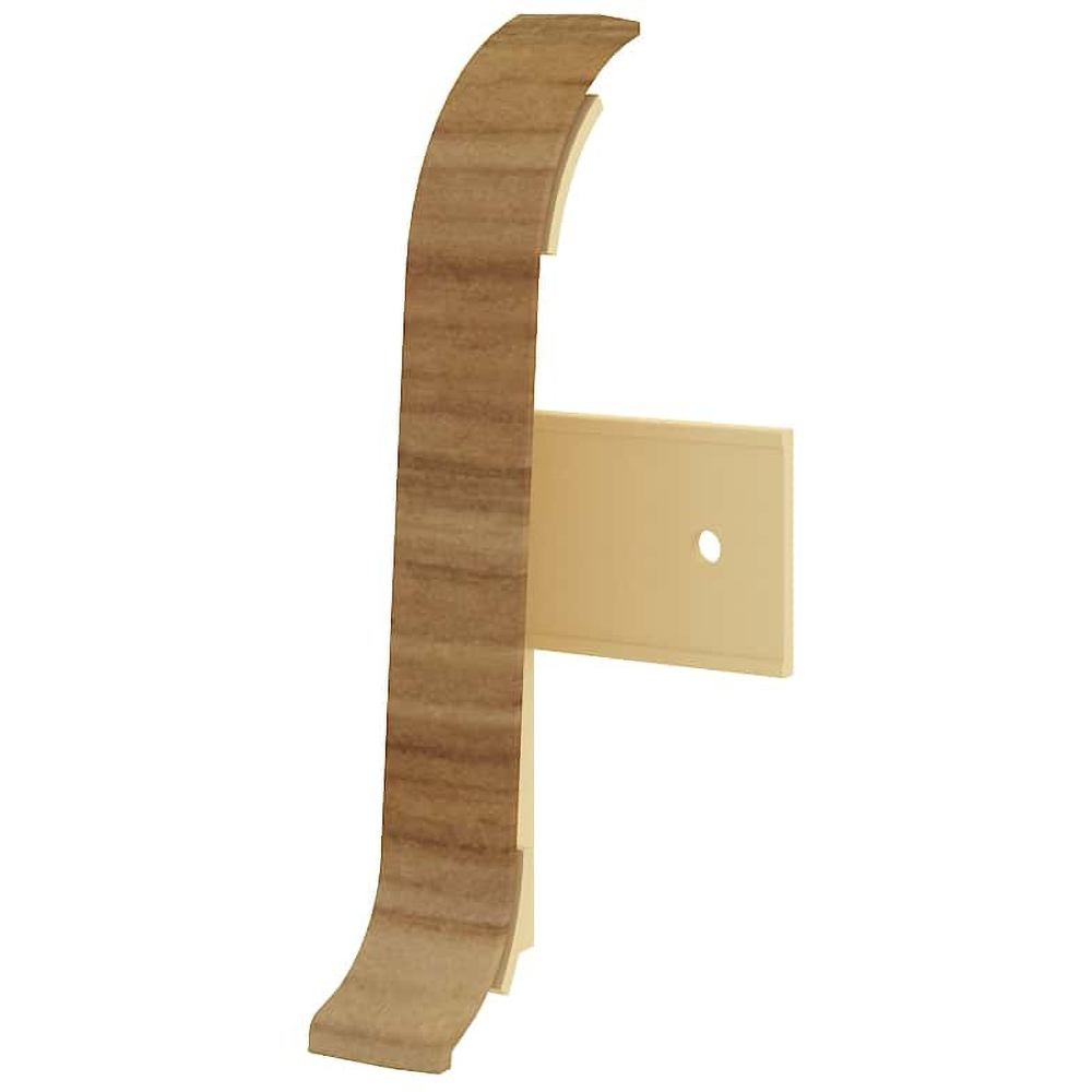 Terminatii VILO Flex 544, PVC, 5.5 cm, 2 bucati, stejar