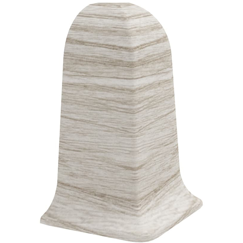 Colt exterior VILO Flex 5101, PVC, 5.5 cm, 2 bucati, gri deschis