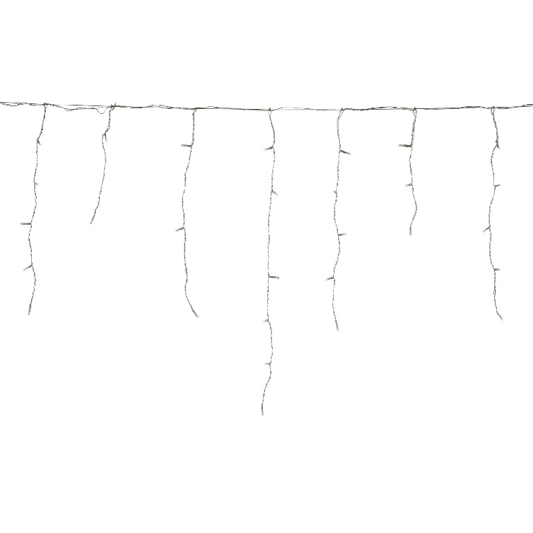 Perdea de lumini ICICLE UOSF2202, 300 leduri, 3m, iluminare alb cald