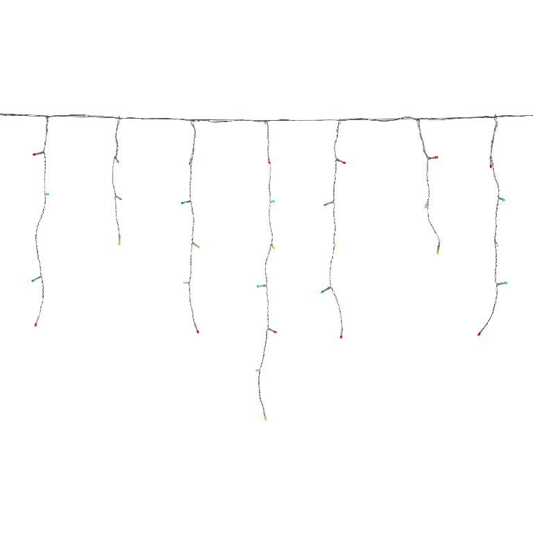 Perdea de lumini ICICLE UOSF2204, 300 leduri, 8 functii, 10m, iluminare multicolor