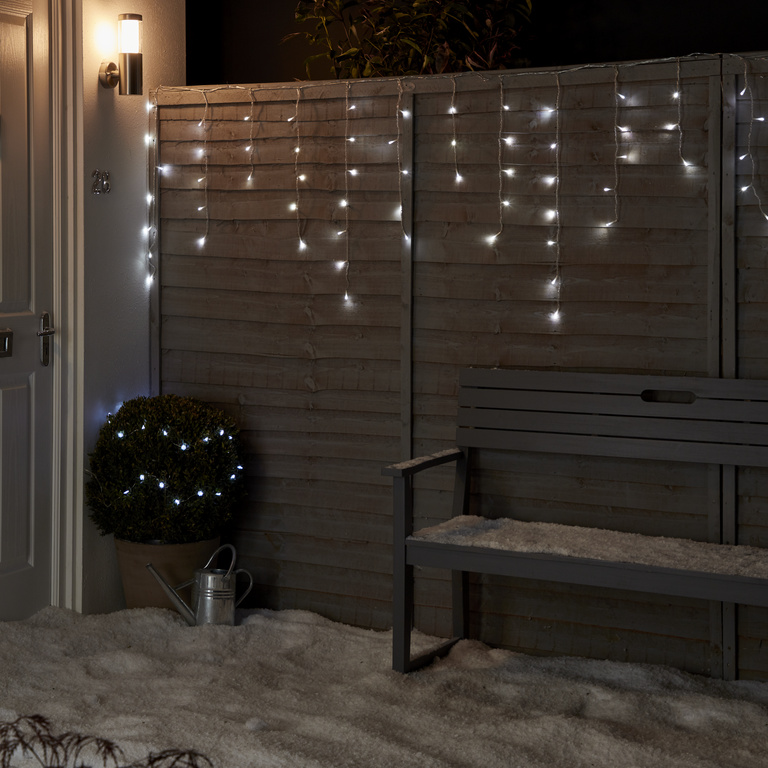 Perdea de lumini UOSF2207, 720 leduri, 35.95m, iluminare alb rece
