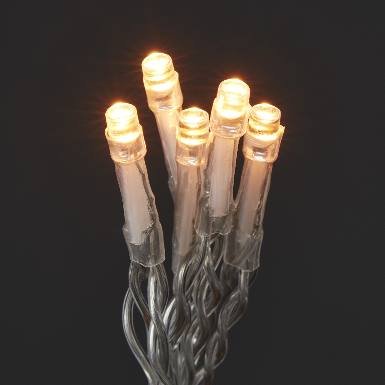 Perdea de lumini LED UOSF2206, 720 leduri, 35.95m, iluminat alb cald