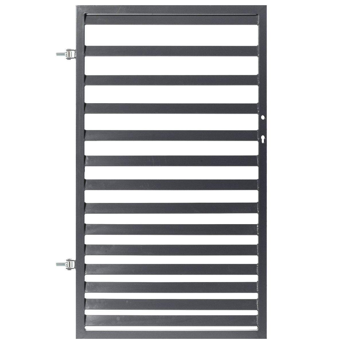 Poarta metalica pietonala Stela, otel galvanizat, 90 x 150 cm, deschidere stanga  Polbram