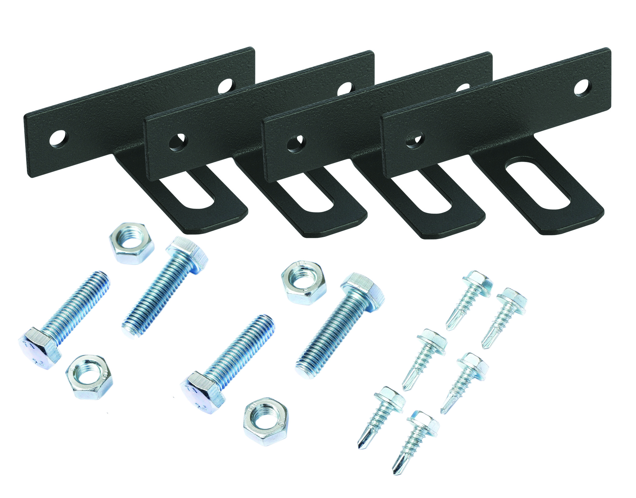 Conector tip T, set 4 buc., gri, 7.5 x 2.5 x 2.5 cm Polbram
