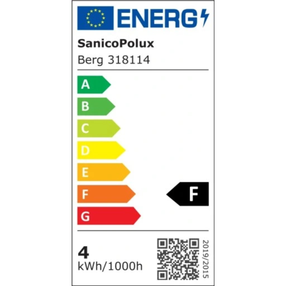 Aplica LED Berg 318114, 4.2W, 425lm, alb