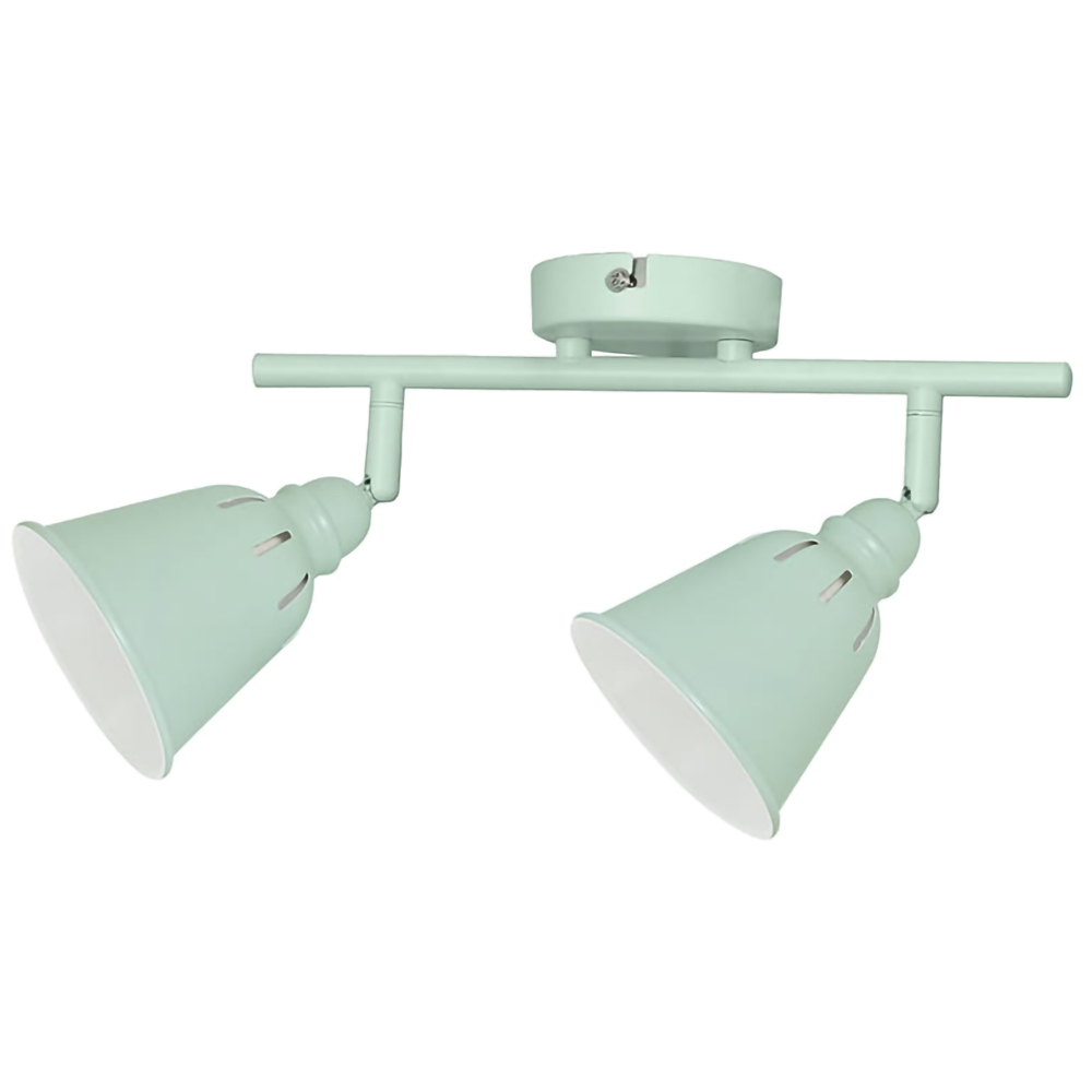 Plafoniera LED POLUX Fiona 311061, E14, 2 x 8W, verde