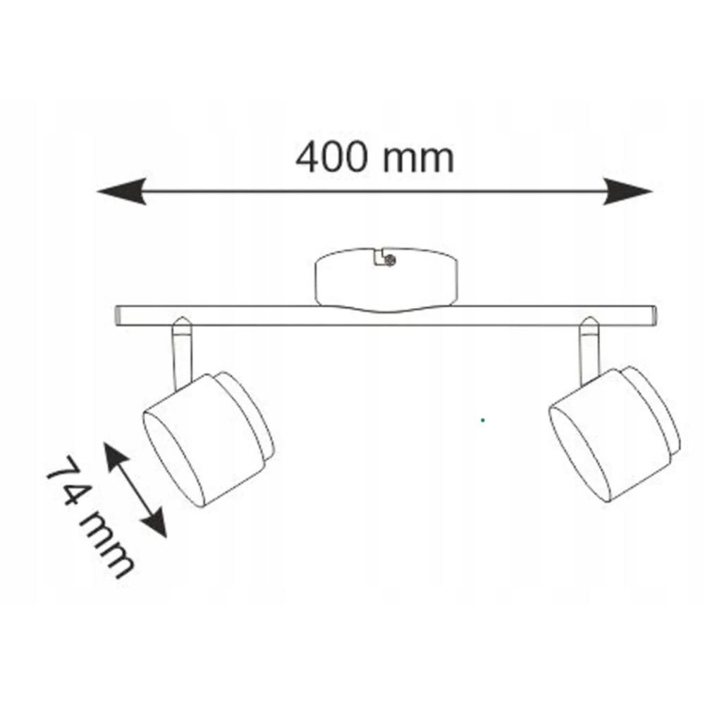 Lampa LED Kubik 318220, 2 x 8.4W, 850lm, alb