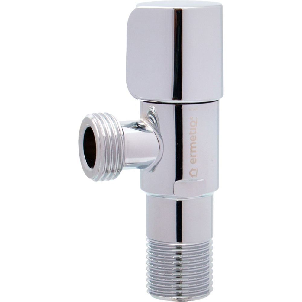 Robinet coltar EVERLINE IEL-CC12, 1/2" x 1.2", inox, argintiu
