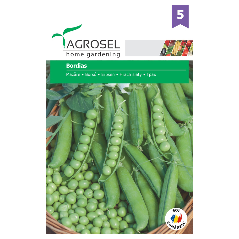 Seminte mazare Bordias AGROSEL, 5.4 g