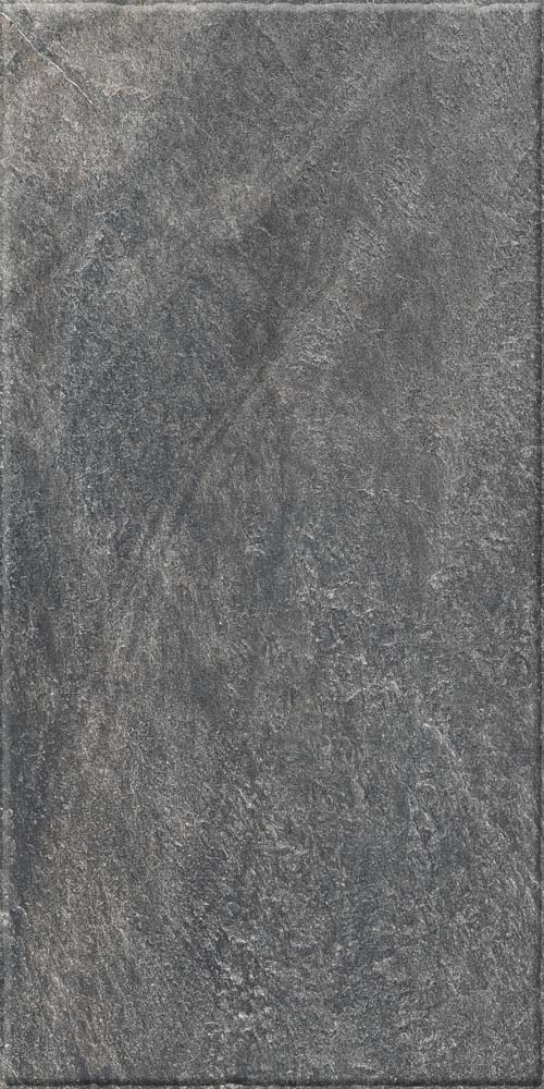 Gresie interior si exterior Santana, 30 x 60 cm, grosime 8.5 mm, 1.62 m2, gri inchis piatra