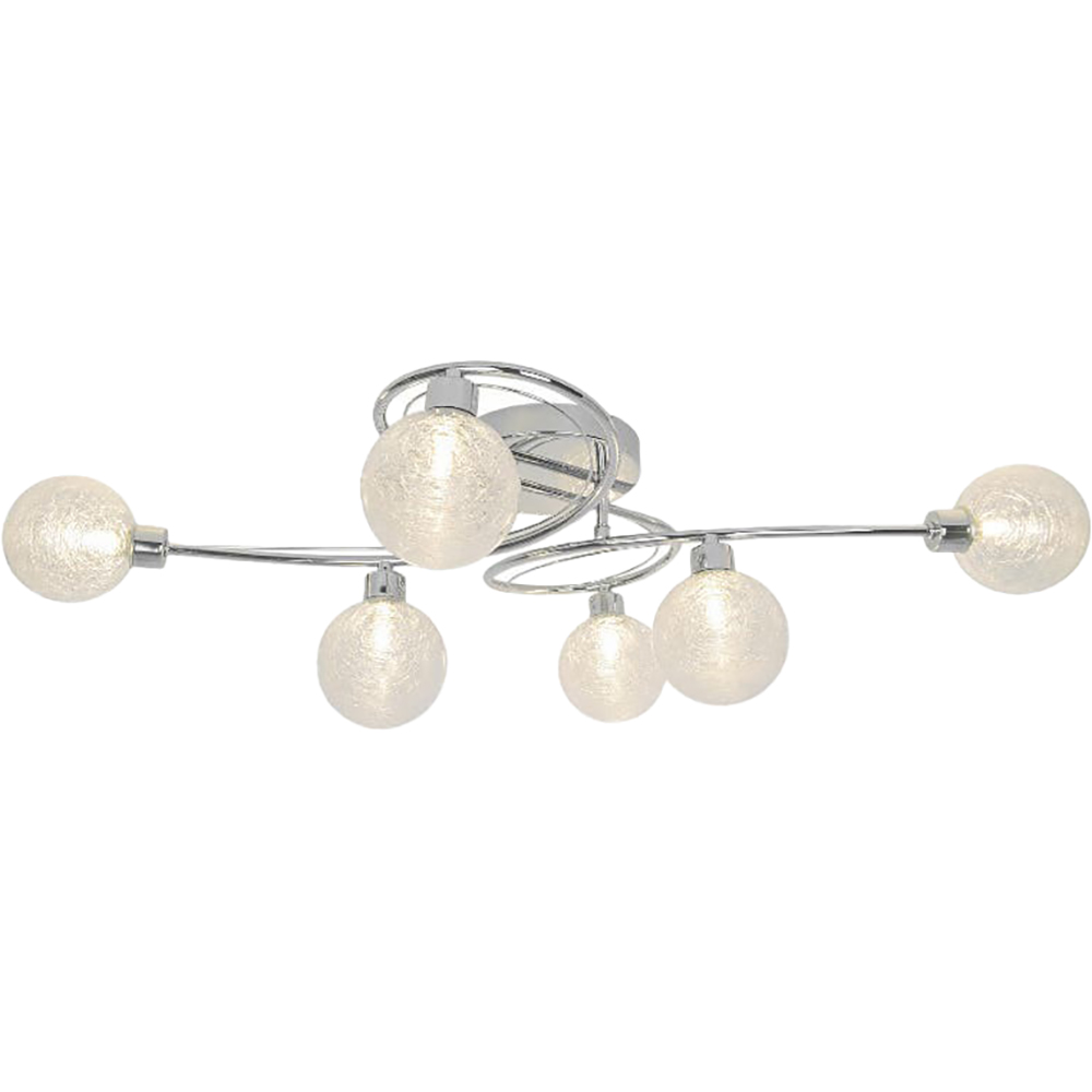 Lampa de interior GOODHOME Onnes, 6 x G9, 25W, crom