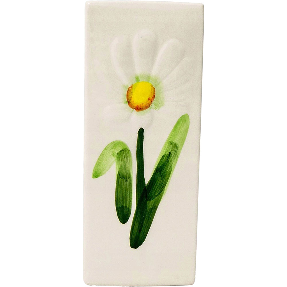 Umidificator pentru calorifer Summer, 20.5 x 8 x 3.5 cm, ceramic, multicolor, diverse modele cu flori