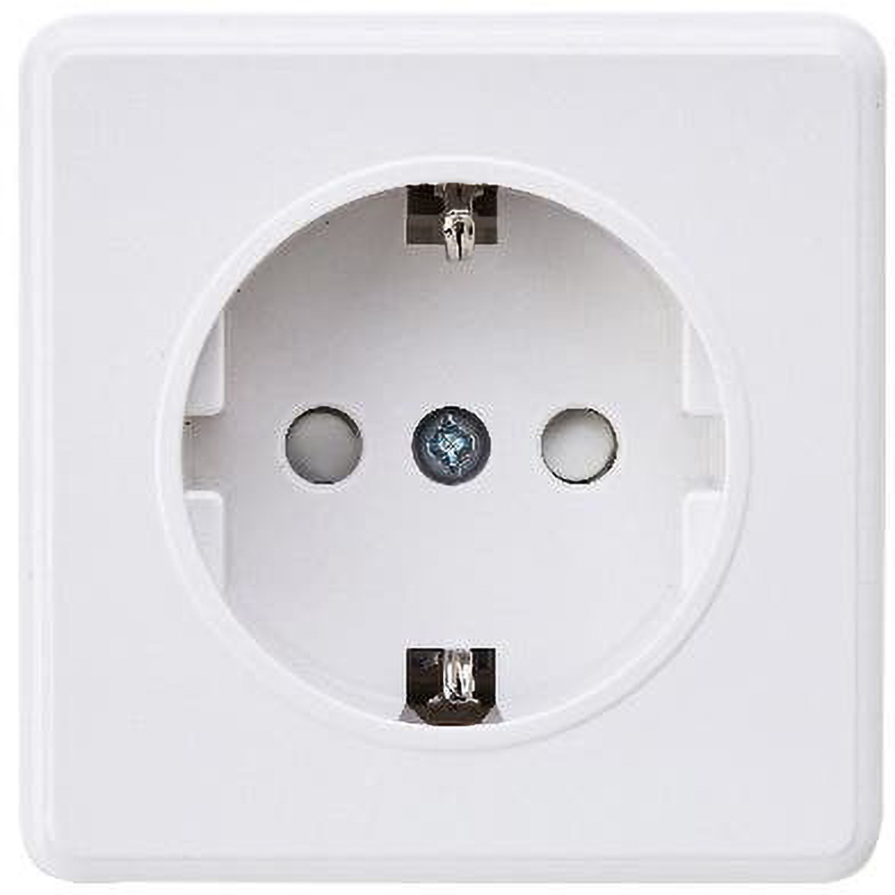 Priza Schuko OPP1, alb