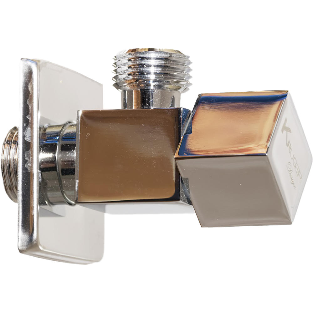 Robinet coltar KRUGER KR-CUB-12-12, 1/2" x 1.2", alama, argintiu
