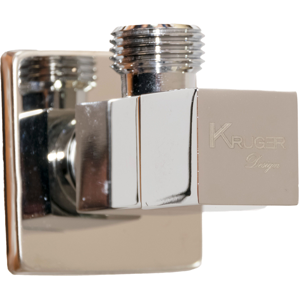 Robinet coltar KRUGER KR-CUB-12-38, 1/2" x 3.8", alama, argintiu