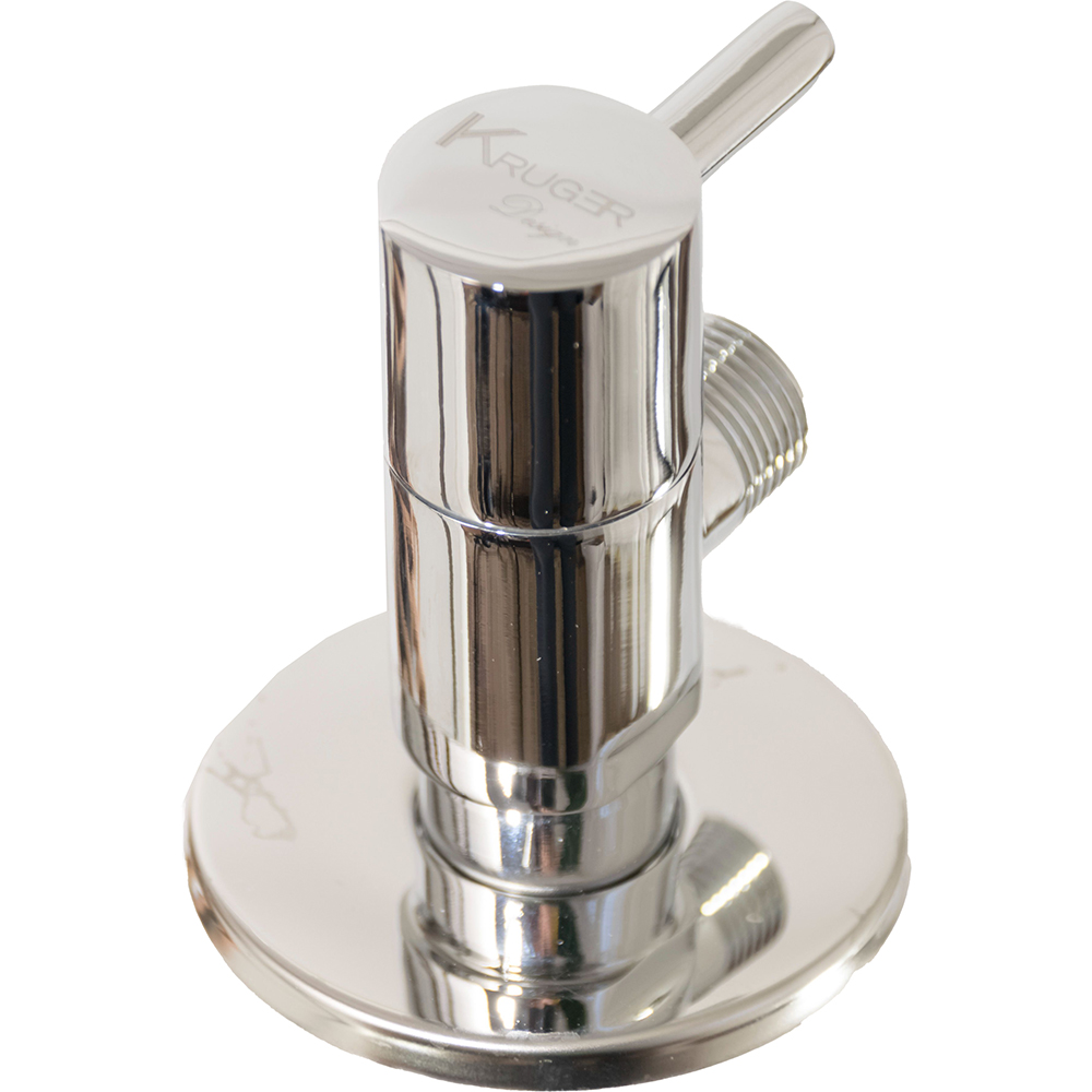 Robinet coltar KRUGER KR-LEV-12-12, 1/2" x 1.2", alama, argintiu