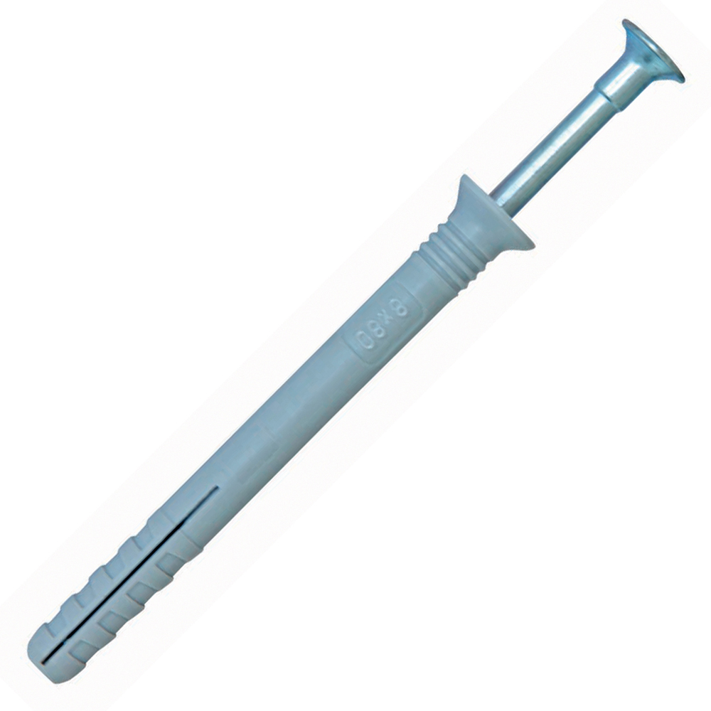 Diblu cu surub, 6 x 40 mm, PP, PE, vrac