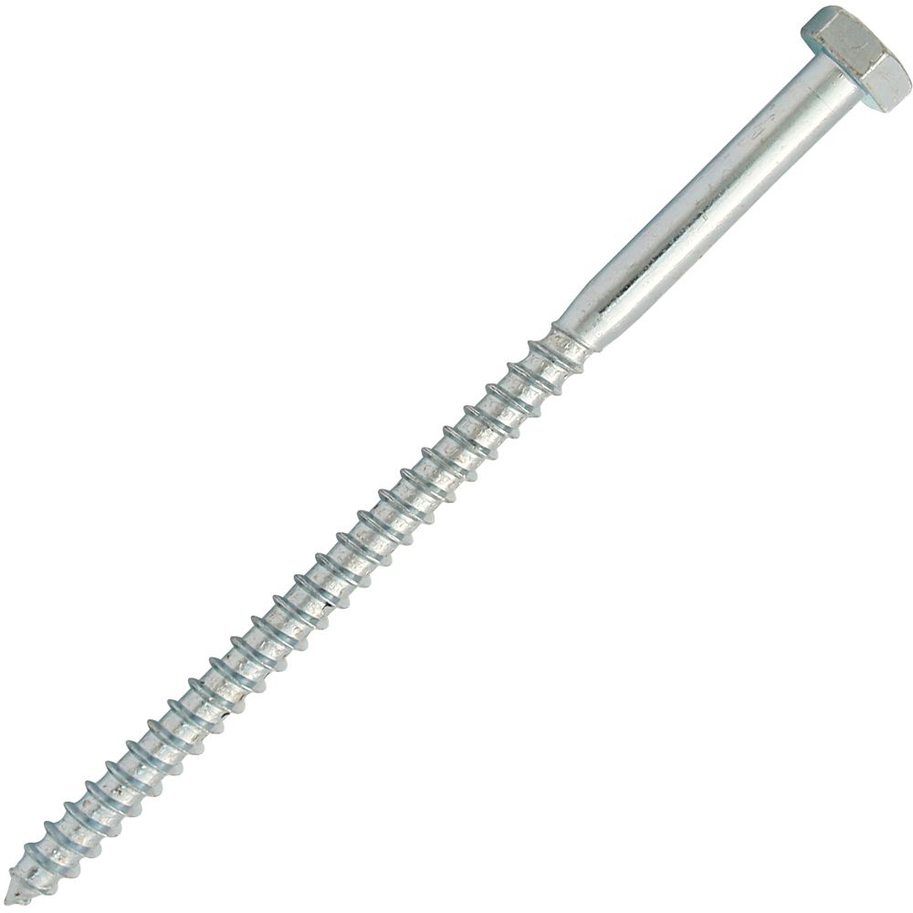 Surub lemn cap hexagonal DIN 571, 10 x 180 mm, ZA, vrac