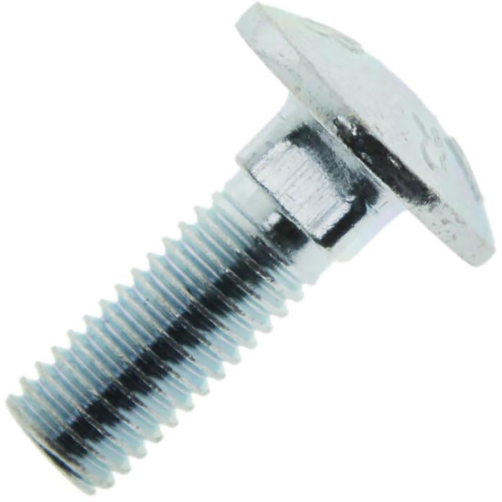 Surub pentru lemn cap bombat, DIN 603, 4.8, M6 x 90 mm, ZA, vrac