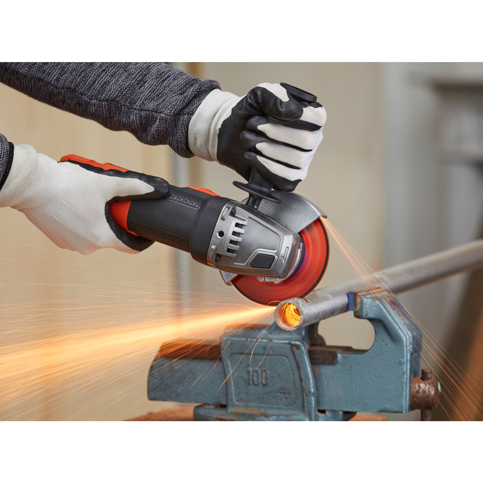 Polizor unghiular Black & Decker BEG120-QS, 800W, 12000rpm, 125mm