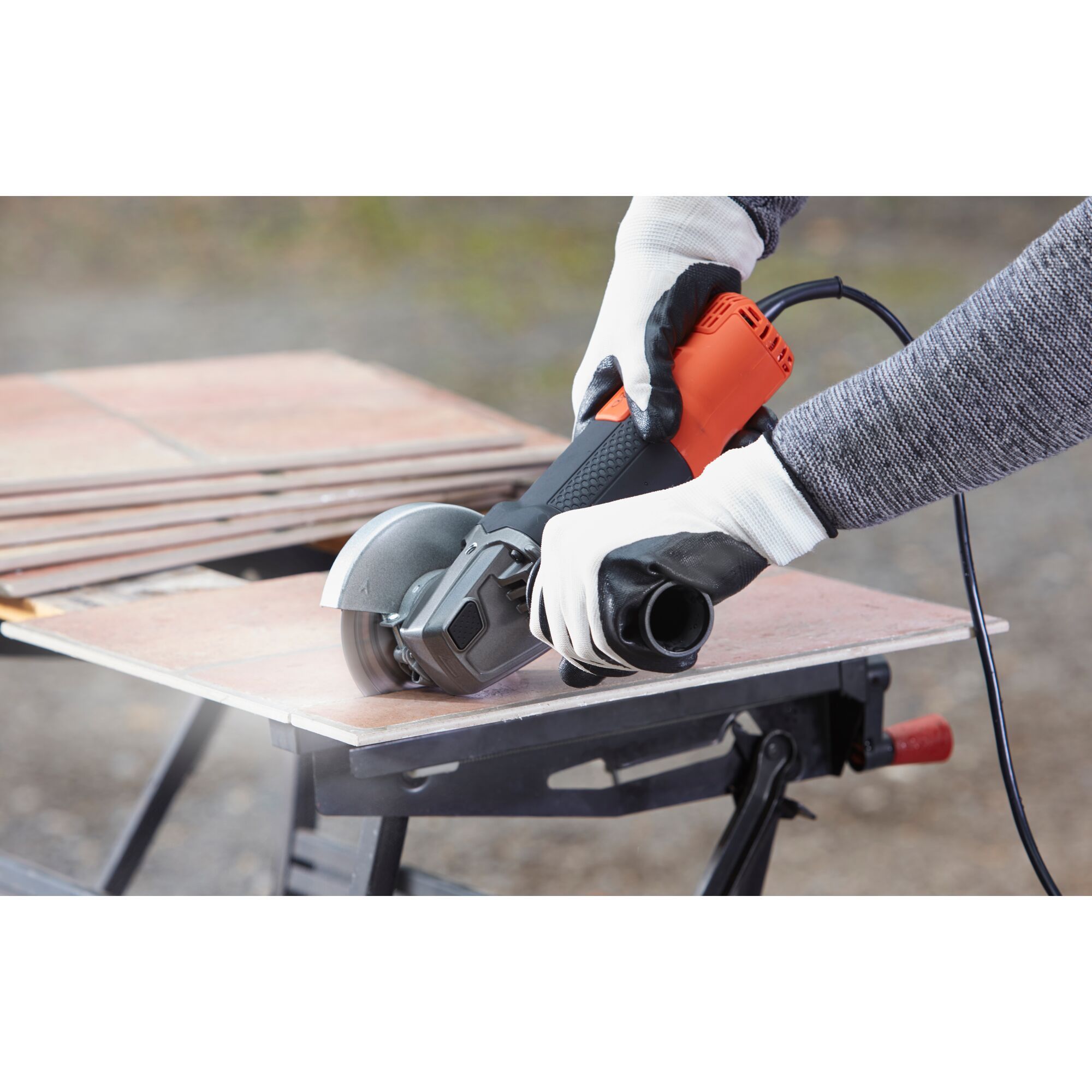 Polizor unghiular Black & Decker BEG120-QS, 800W, 12000rpm, 125mm