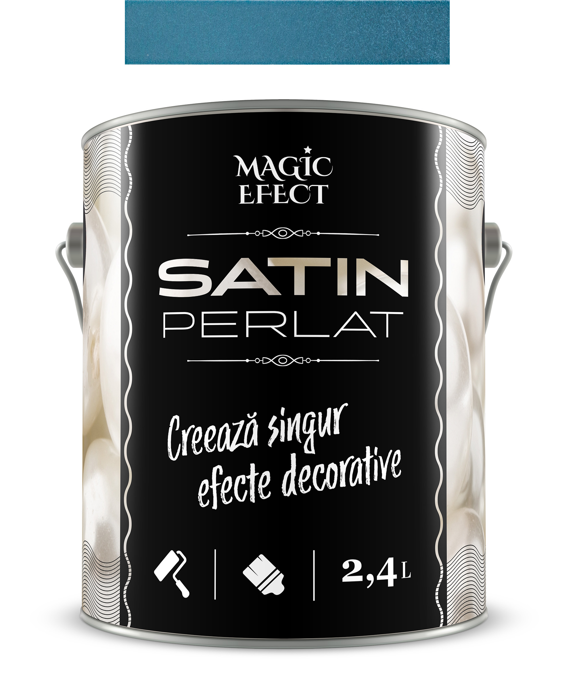 Vopsea Magic Efect, Satin Perlat C04, 0.9L
