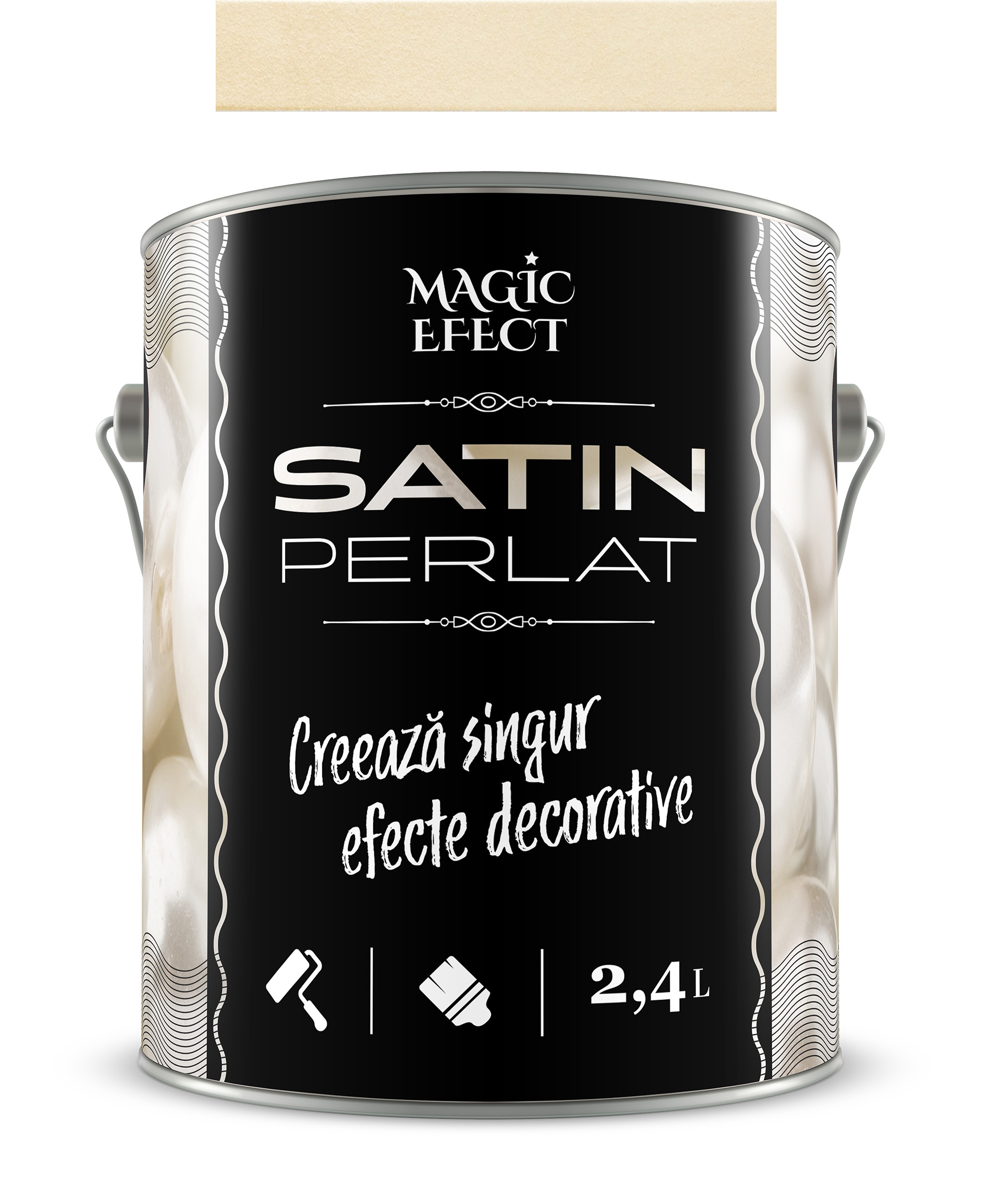 Vopsea Magic Efect, Satin Perlat C08, 0.9L