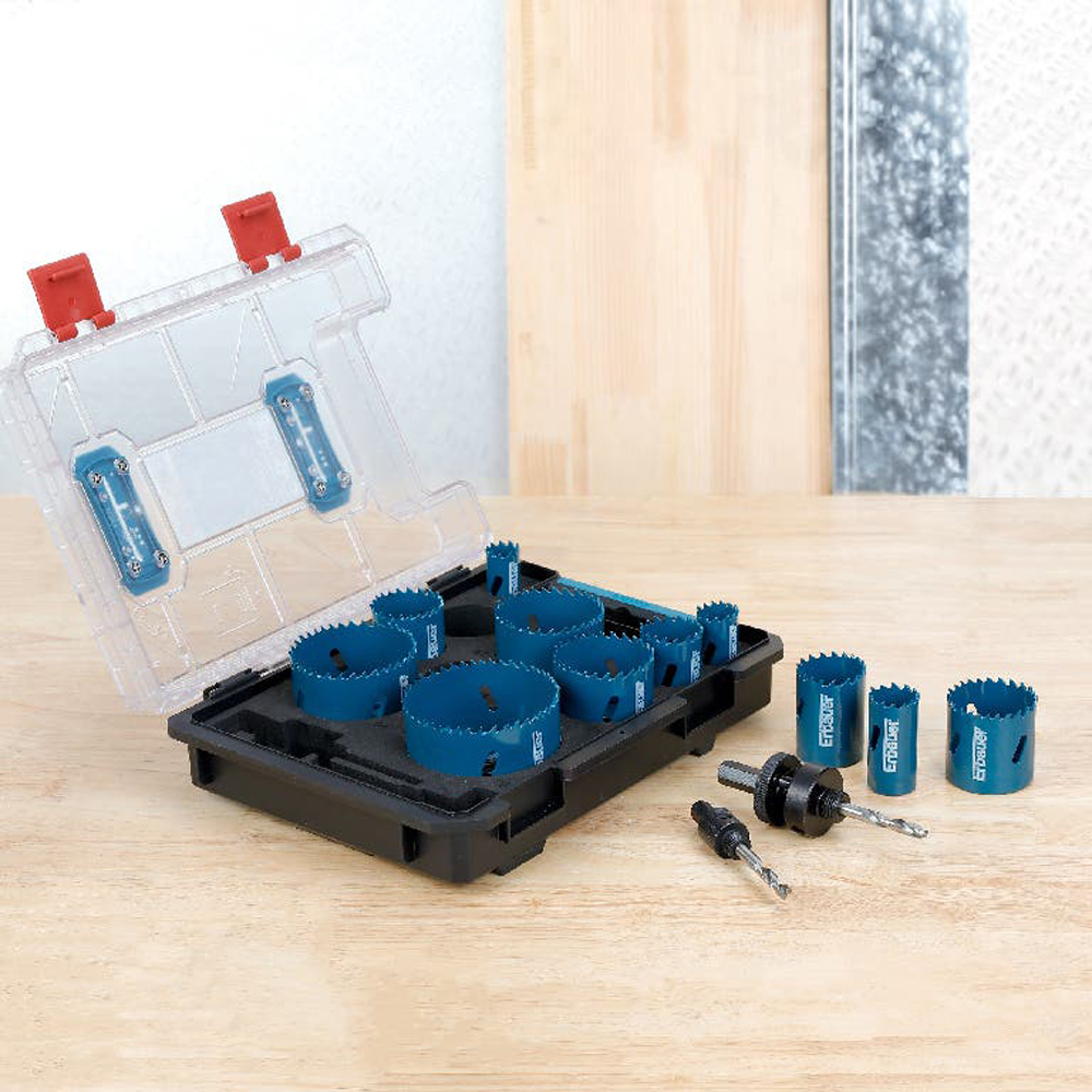 Carota bimetal M42 Erbauer, set 13 bucati