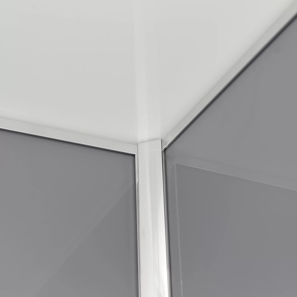 Cabina dus cu hidromasaj GoodHome Beloya, patrata, 90 x 90 x 220 cm, sticla securizata 6mm, profil crom
