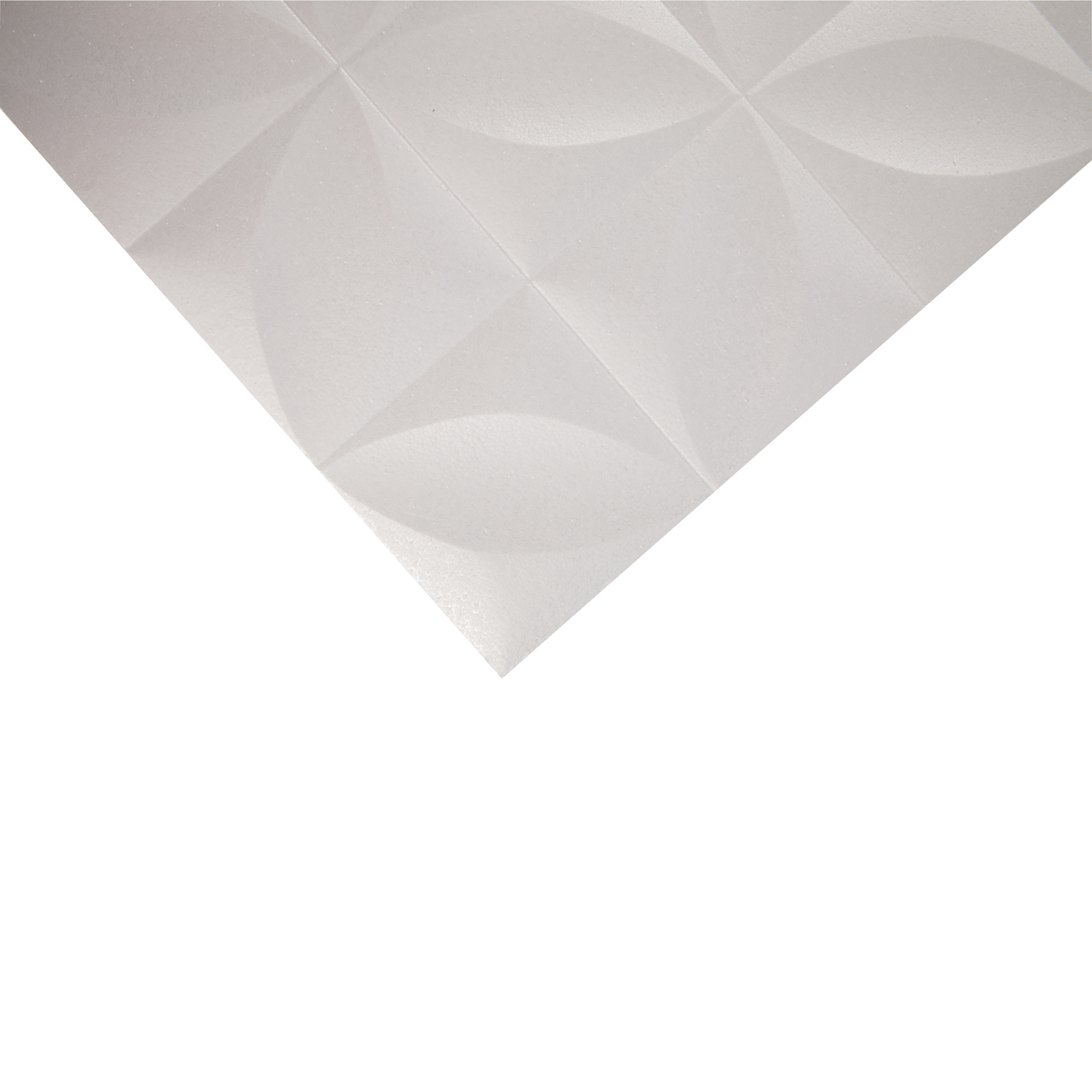 Plafon Decorativ Polistiren, Ts02, 50 x 50 cm, 15 mm, 1Mp/Pachet Decosa