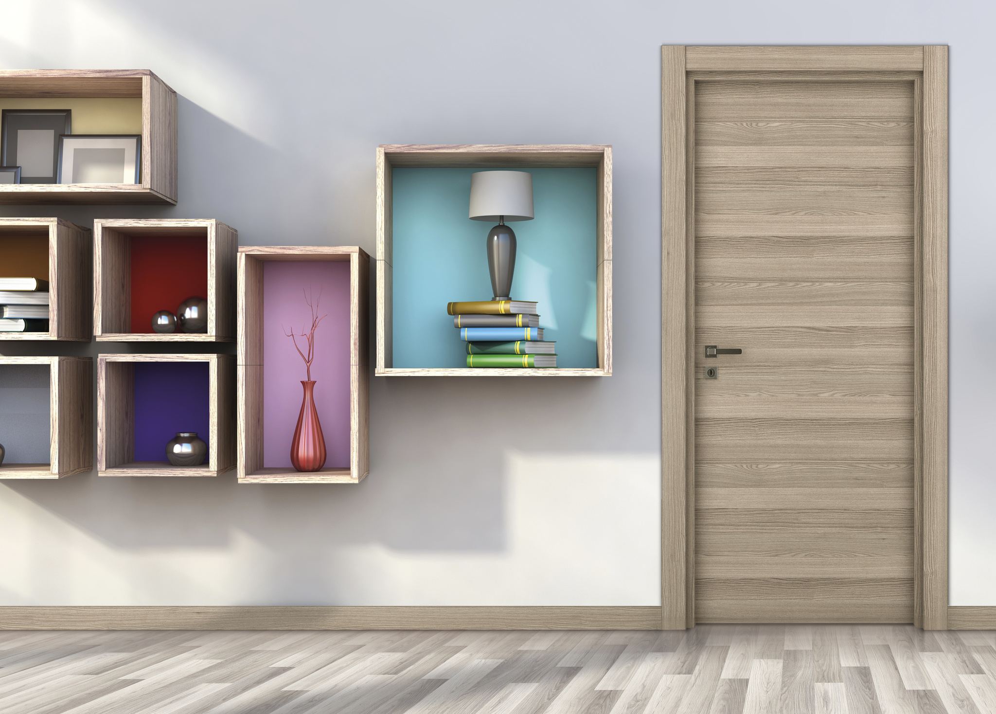 Usa interior VARIO Alta, fara geam, dreapta, MDF, 66.6 x 202.3 cm, maro