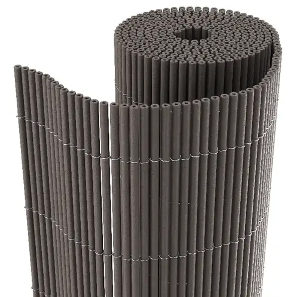 Gard artificial decor KLIKSTROM, 300 x 150cm, PVC, gri