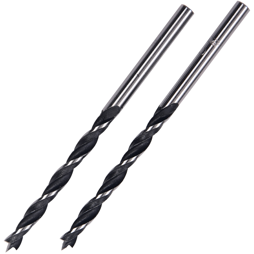 Burghiu lemn Erbauer, 4 x 75 mm, 2 bucati