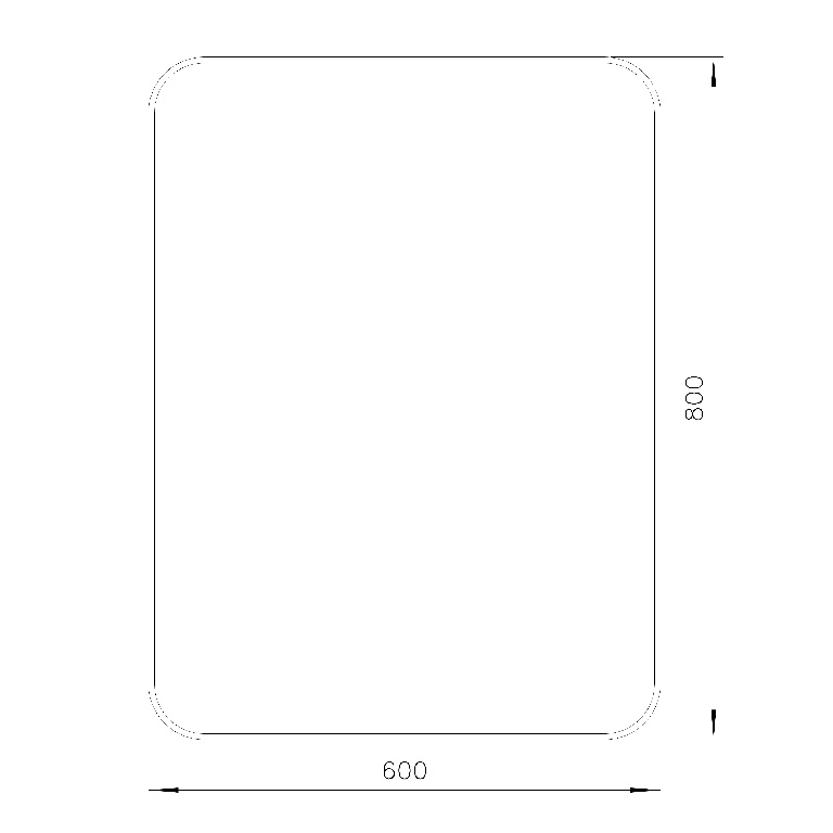 Oglinda dreptunghiulara baie GOODHOME, 60 x 80 cm, sticla si aluminiu, auriu
