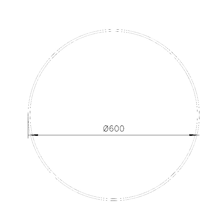 Oglinda rotunda pentru baie GOODHOME, 60 x 60 cm, sticla si aluminiu, auriu