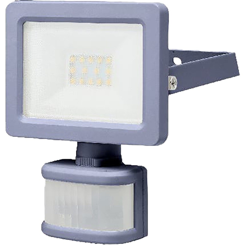 Proiector LED cu senzor de miscare GOODHOME Lucan, 10 W, 800 lumeni, IP65, 5000K, gri