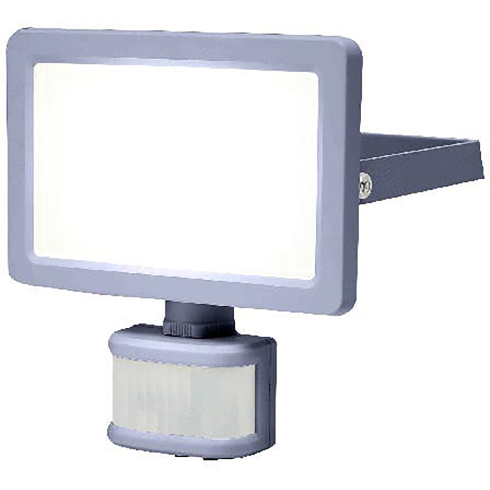 Proiector LED cu senzor de miscare GOODHOME Lucan, 20 W, 1600lm, IP65, 6000K, gri