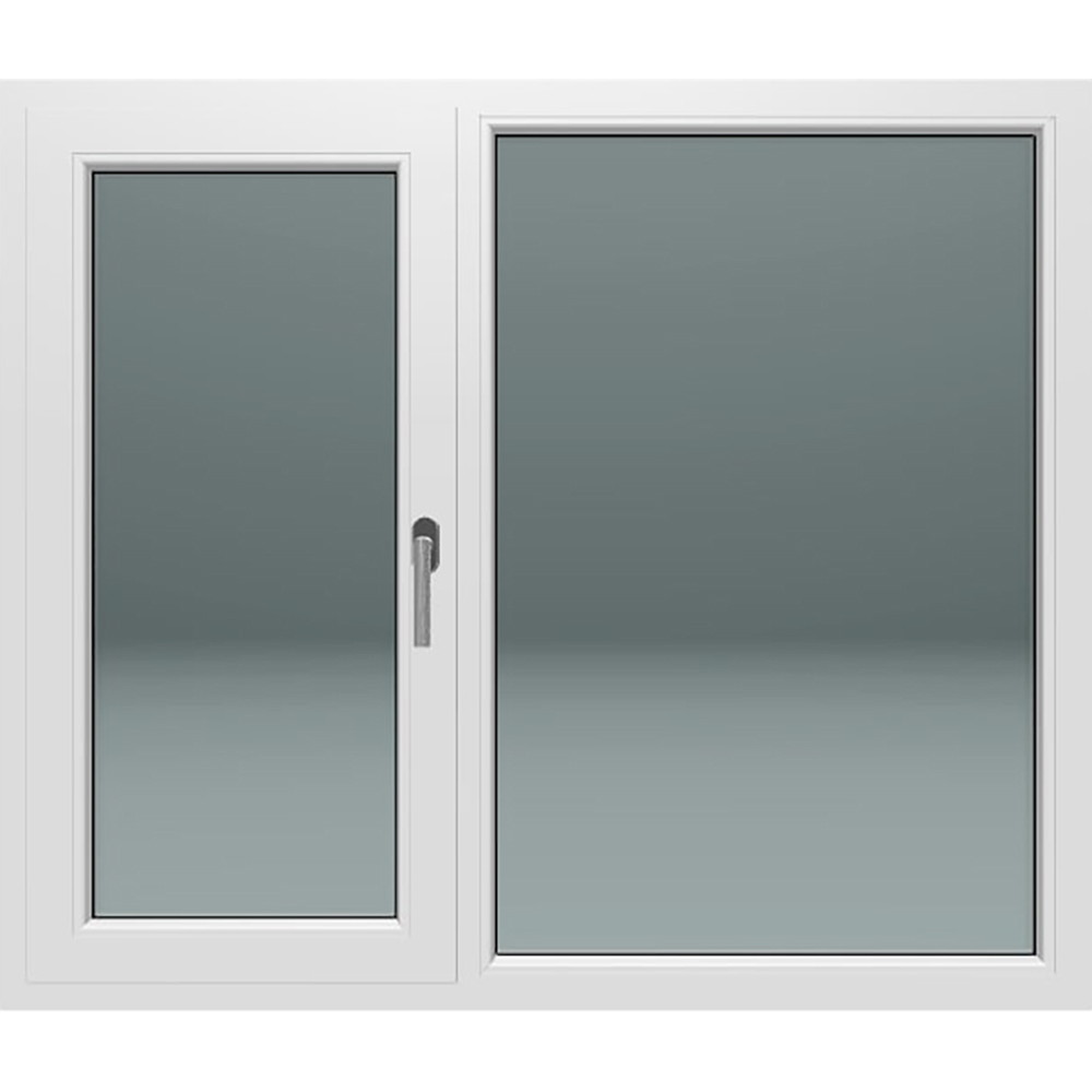 Fereastra termopan PVC, alb, dreapta, 4 camere, 136 X 116 cm