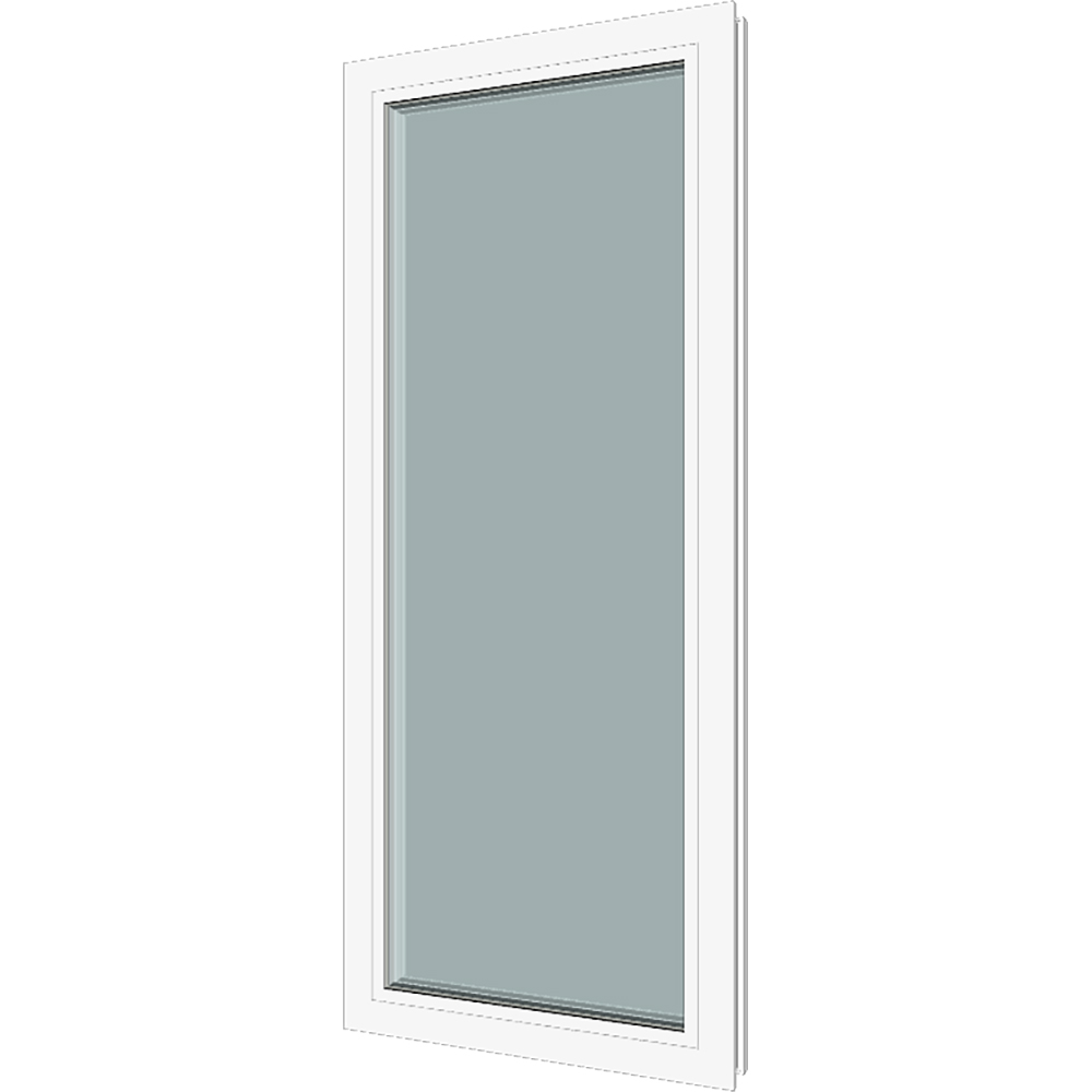 Fereastra termopan FENSTERWELT, PVC, 5 camere, 116 x 116 cm, deschidere fixa, alb