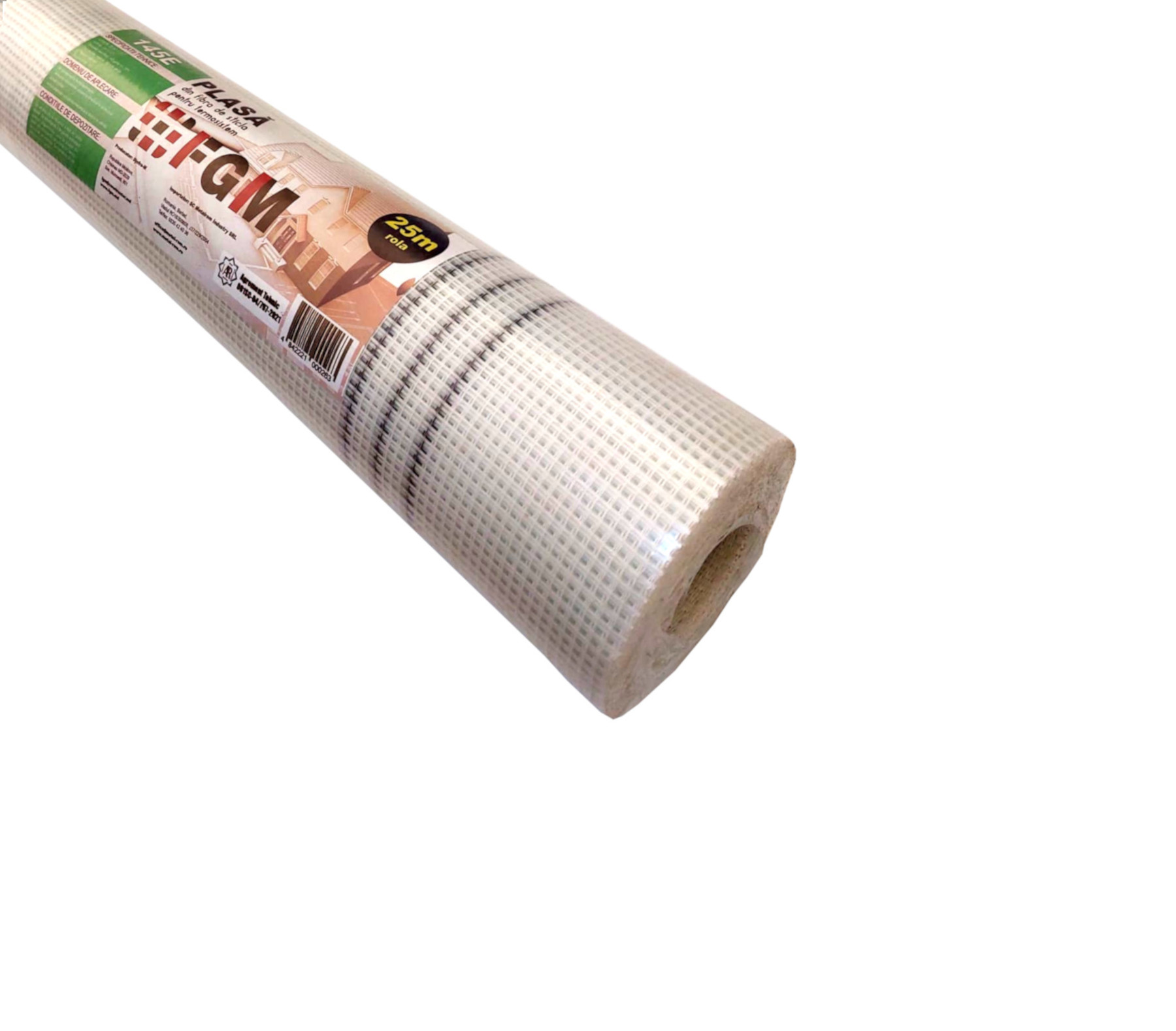 Plasa fibra sticla 145, 25 mp, alb
