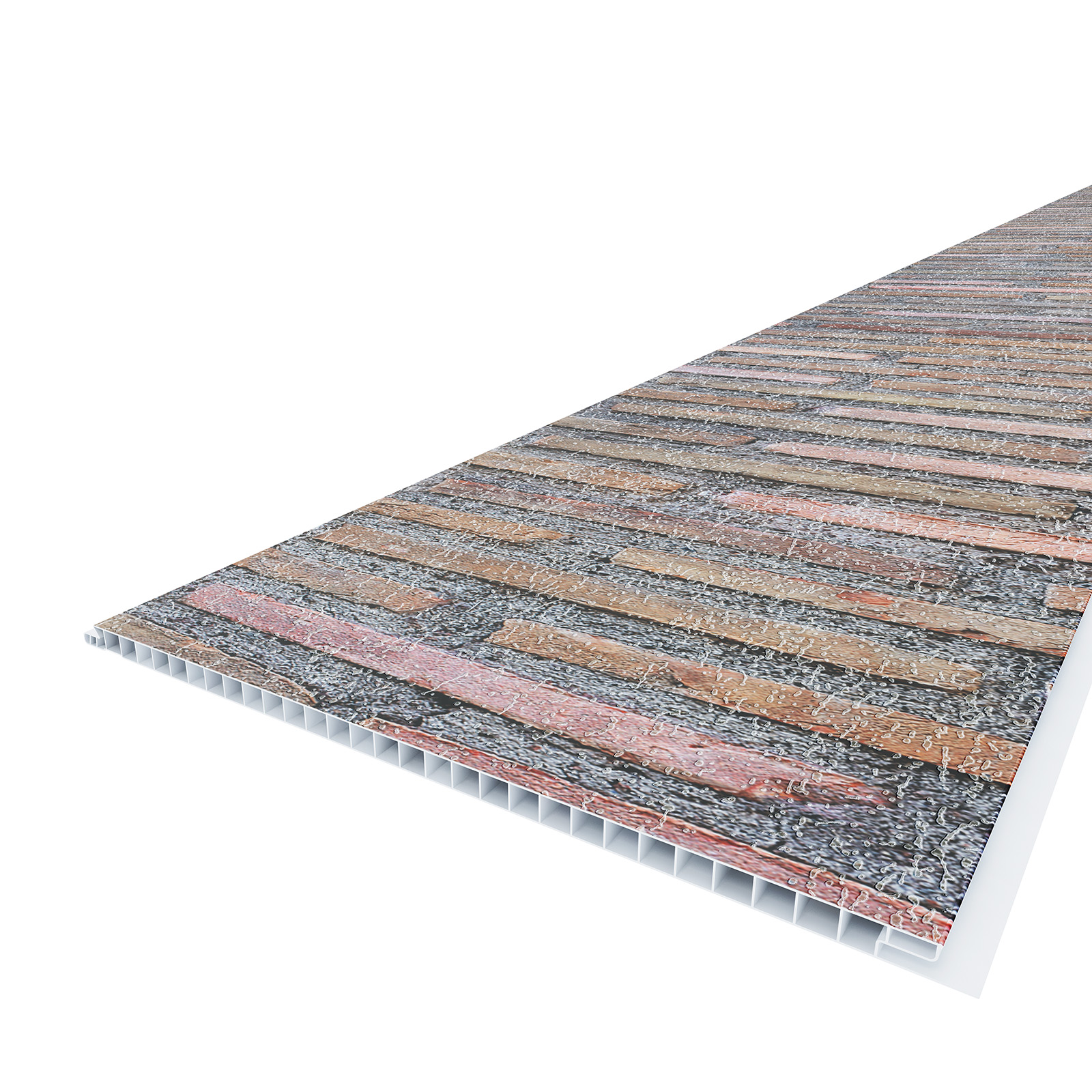 Lambriu PVC, 265 x 25 cm x 8 mm, acoperire 2.65 mp  Narrow Brick