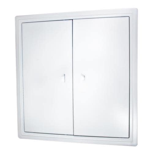 Usa de vizitare Te-Ma, 400 x 400 mm, plastic, alb
