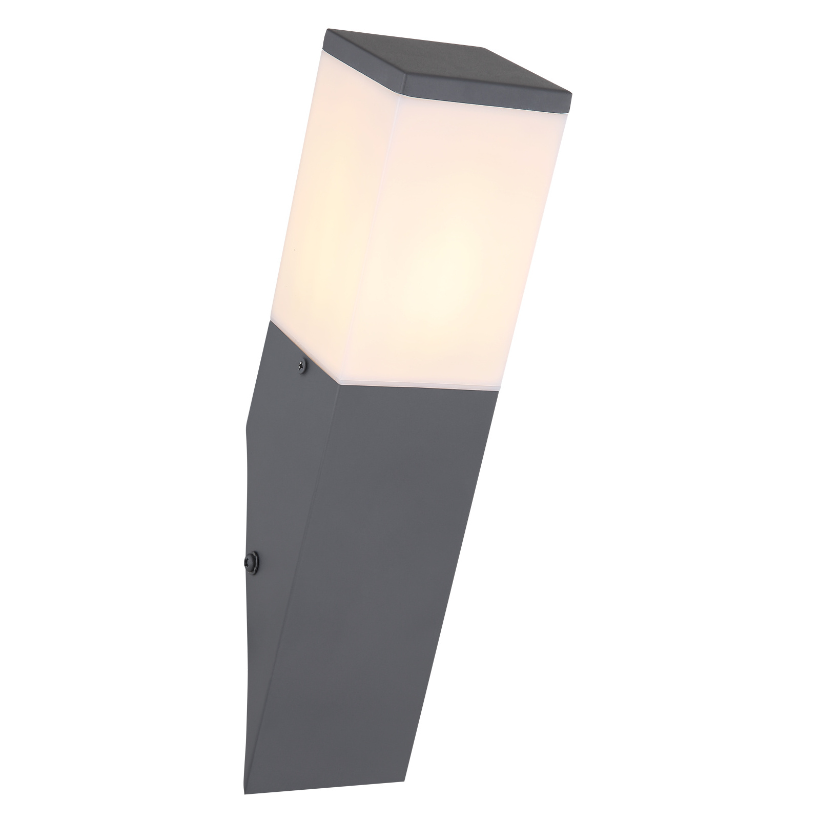Lampa de exterior GLOBO Herri, IP44, E27, 15W, otel, gri