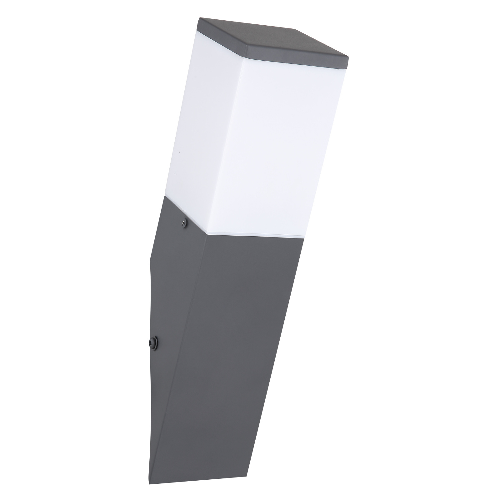 Lampa de exterior GLOBO Herri, IP44, E27, 15W, otel, gri