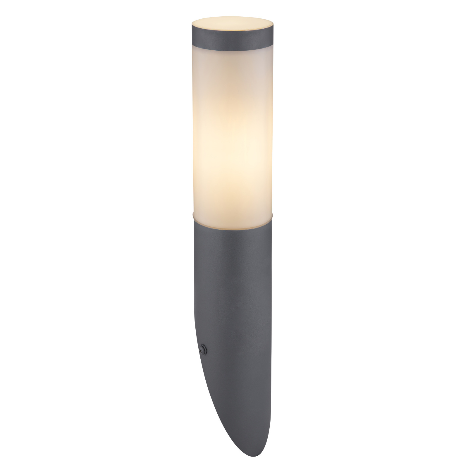 Lampa exterior GLOBO Boston, E27, IP44, 23W, otel, gri