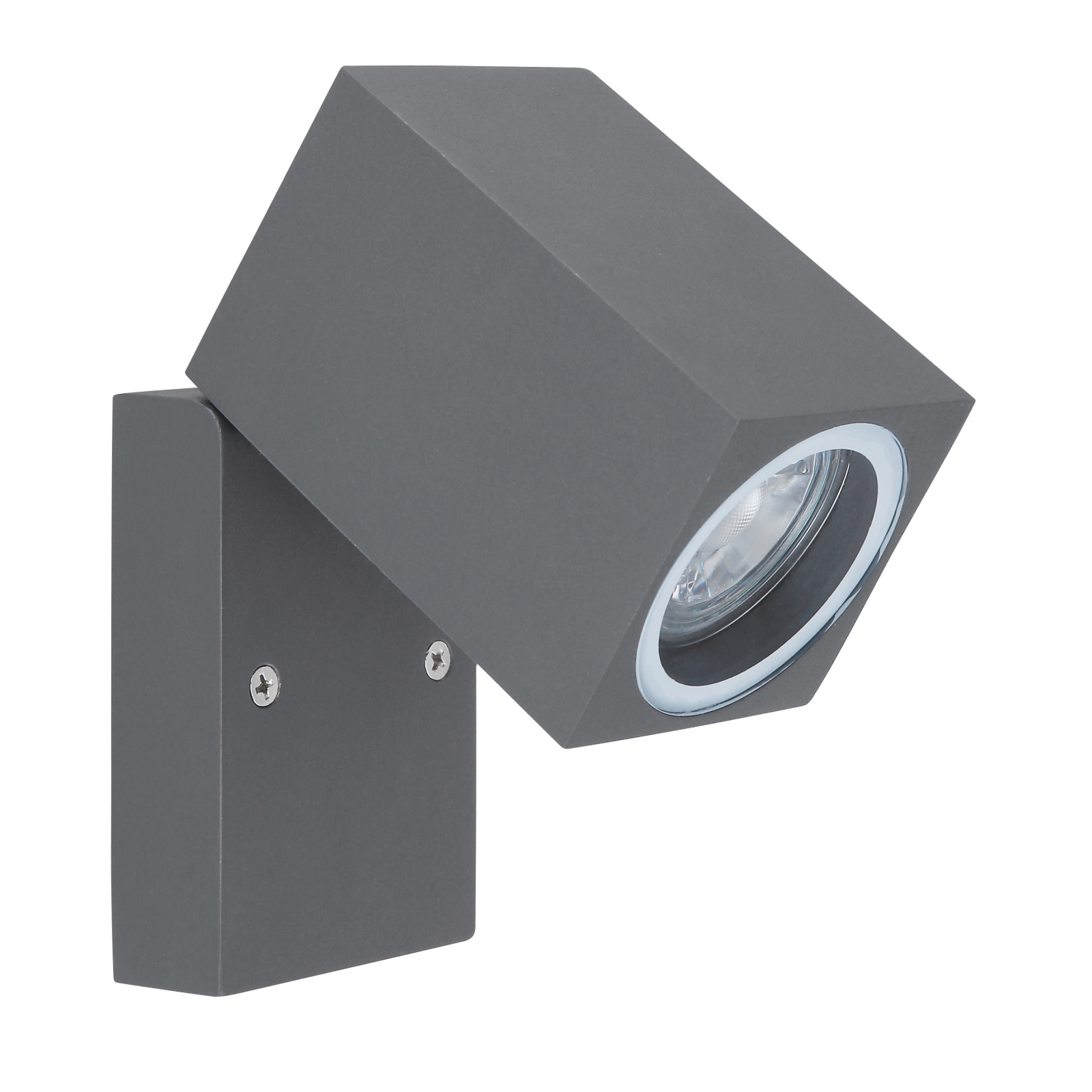 Lampa exterior GLOBO Veronika, IP44, GU10, 35W, aluminiu, gri